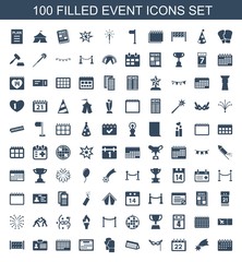 100 event icons