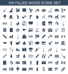 wood icons