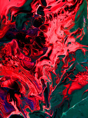 Creative red abstract hand painted background