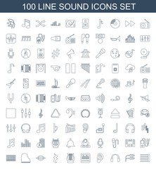 100 sound icons