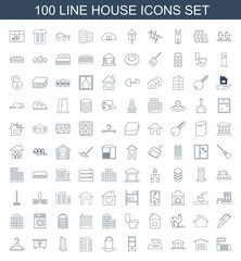 100 house icons