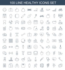 Fototapeta na wymiar healthy icons