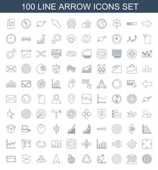 100 arrow icons
