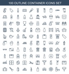 100 container icons