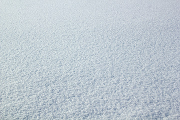 Natural fresh white snow surface background
