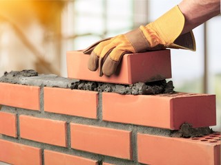 Bricklayer cement masonry build layer house worker