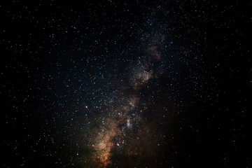 starry sky from the beach