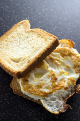 Breakfast eggs with toast © Krzysztof