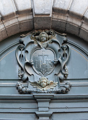 Decorative window decoration in Belgium