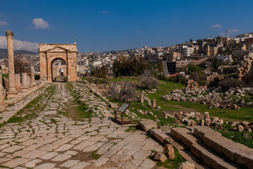 The ancient city of Jerash, Jordan