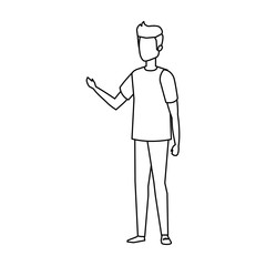 young man avatar character