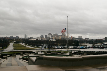 Skyline Cityscape of Cincinnati Ohio