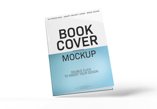 Floating Book Cover Mockup
