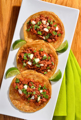 3 tacos