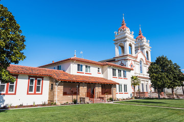 Five Wounds Portuguese National Church, the Portuguese parish in San Jose, San Francisco bay area,...