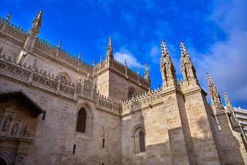 Fototapeta na wymiar Granada Cathedral Royal Capilla in Spain