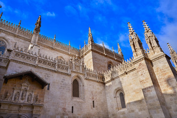 Fototapeta na wymiar Granada Cathedral Royal Capilla in Spain