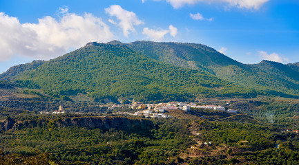 Fototapeta na wymiar Lecrin area villages in Granada