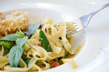 food Delicious spaghetti