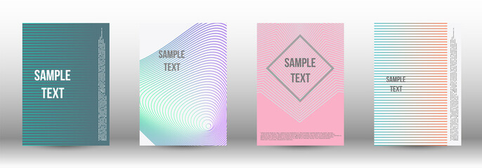 A modern cover design template.