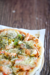 closeup Pizza Homemade