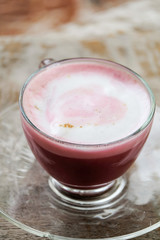 Hot pink tea