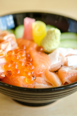 Japanese Food sashimi.