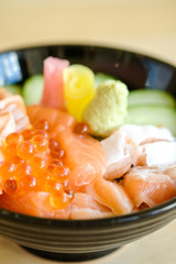 Japanese Food sashimi.
