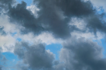Fototapeta na wymiar Beautiful rain clouds