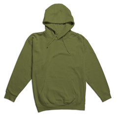 military green hoodie mock up