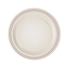 Ceramic plate illustration