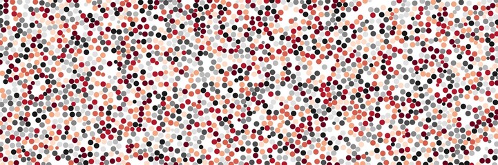 Sparse watercolor confetti dot colorful on white background. Chaotic pattern circle. Aspect Ratio 3:1