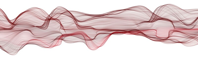 Abstract wave colorful. Sweeping lines. Creative graphic design. Decorative fractal style