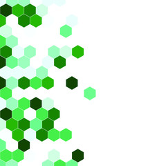 Hexagon grid background texture pattern colorful . Honeycomb vector background. Isometric geometry. Aspect Ratio 2:1