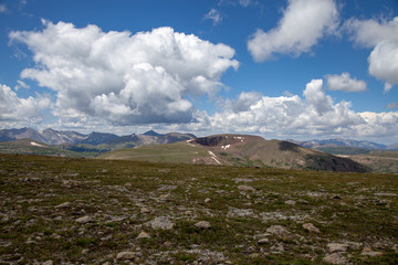 Fototapeta premium Clouds Over the Rocky Mountains