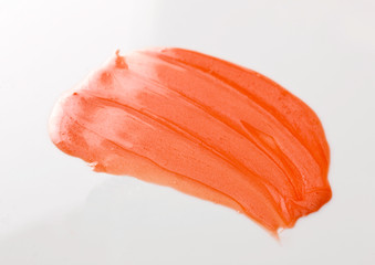 Lipgloss texture with white background