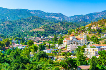 Kakopetria village on Cyprus