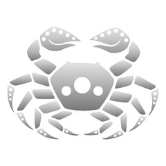 Colored Zodiac, Astrology Illustration - Cancer