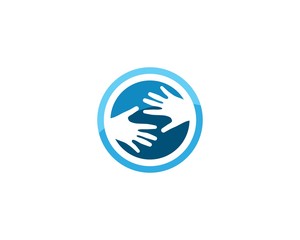 Fototapeta premium Hand Care Logo Template