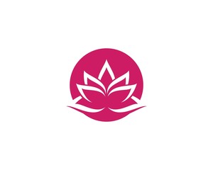 Lotus flowers logo