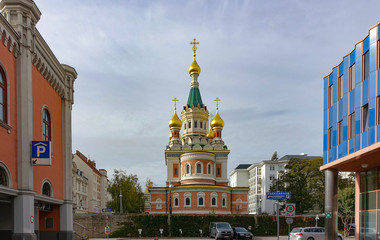 Fototapeta premium Orthodox church in Vienna