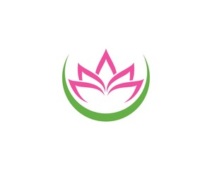 Lotus flowers logo