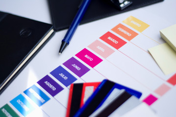 Planeaci&oacute;n mensual tarjetas 