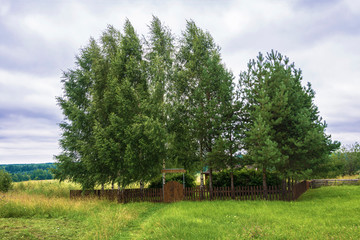 The holy spring of the Icon of the Mother of God, the Inexhaustible Bowl in the village of Pokrov on the Hole.