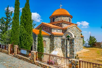 Foto op Canvas Church of all saints near stavrovouni monastery on cyprus © dudlajzov