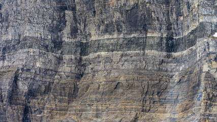 Naklejka premium Rock face in Glacier National Park