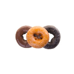donuts or delicious donuts on a background.
