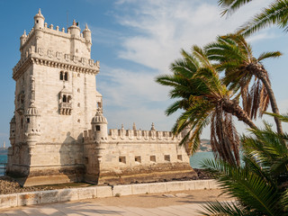 Fototapeta na wymiar Blick auf Torre de Belem