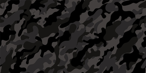 Camouflage background. Seamless pattern.Vector. 迷彩パターン © tabosan
