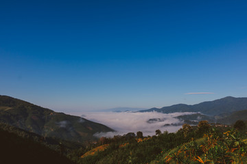 Mountain lanscape of Thailand.